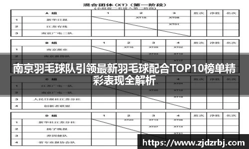 南京羽毛球队引领最新羽毛球配合TOP10榜单精彩表现全解析