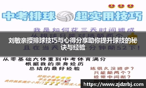 刘敏亲授排球技巧与心得分享助你提升球技的秘诀与经验