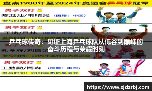 乒乓球传奇：见证上海乒乓球队从低谷到巅峰的奋斗历程与荣耀时刻